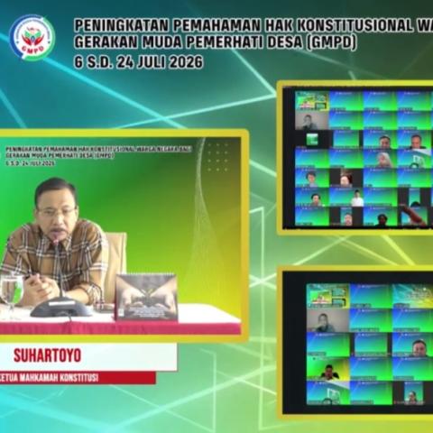 GMPD Berkolaborasi dengan Mahkamah Konstitusi RI Gelar Kegiatan : Tingkatkan Pemahaman Hak Konstitusional Warga Negara