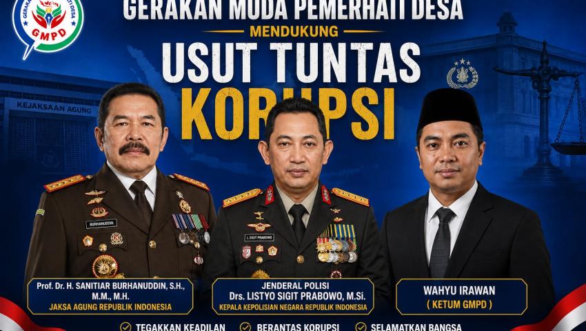 Sikapi Dinamika Kasus Korupsi Batu Bara, Ketua Umum GMPD Wahyu Irawan Tegaskan 6 Poin Sikap Dukung Penegakan Hukum Tanpa Pandang Bulu