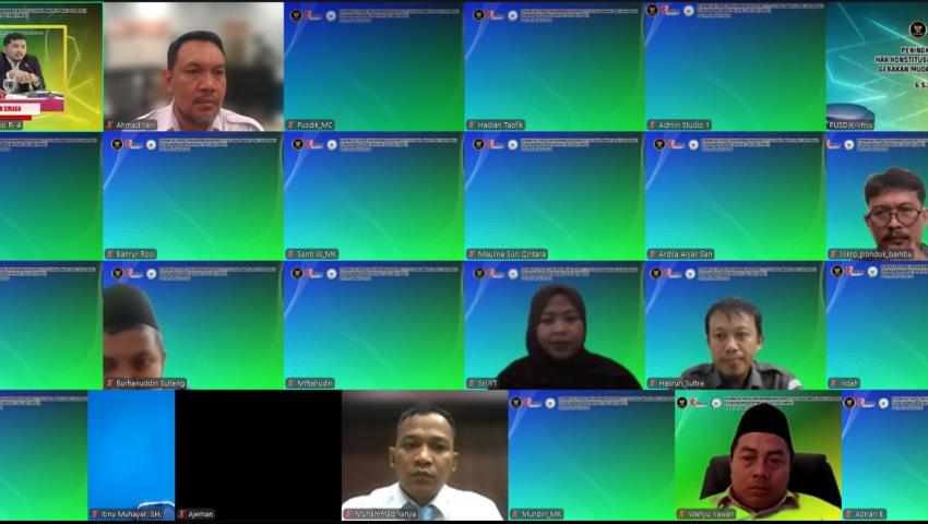 Makin Intensif, PPHKWN 2026 Kolaborasi MK RI dan GMPD Hadirkan Dr. Suhartoyo dan Prof. Saldi Isra